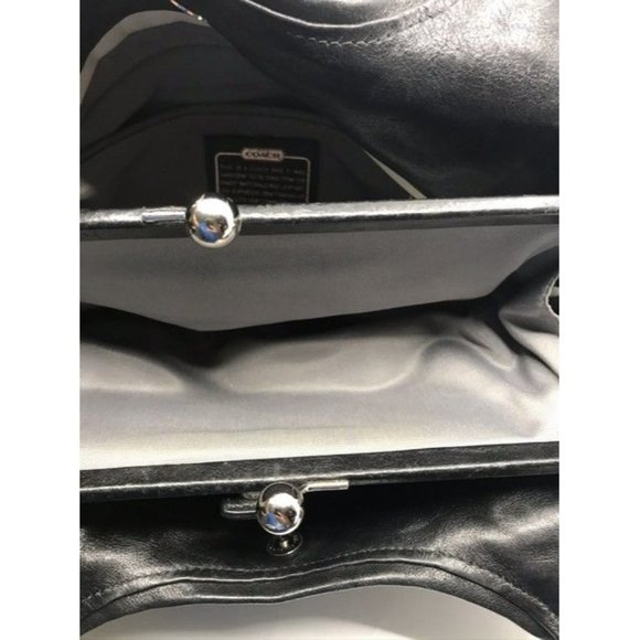 Coach Triple Compartment Style Large Blackgray Fabric Tote - Picture 8 of 10